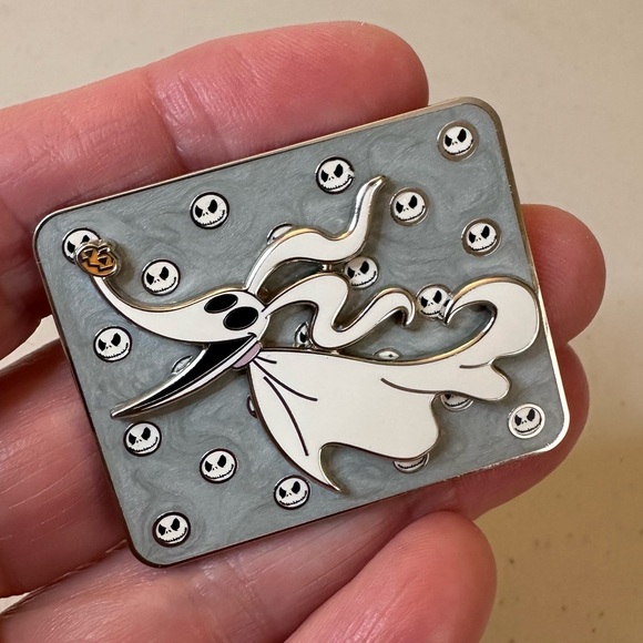 Disney Accessories - Disney Pin Zero Flying Jack Faces Dots NBC Nightmare Before Christmas Pin on Pin